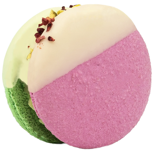 Raspberry Pistachio Macroron