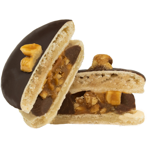 Salted Caramel Peanut Macroron